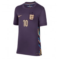 England Jude Bellingham #10 Replica Away Shirt Ladies Euro 2024 Short Sleeve